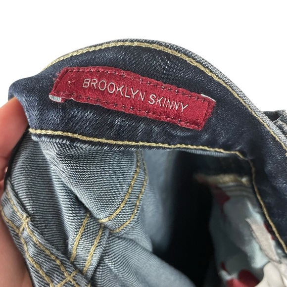 Lucky Brand Brooklyn Skinny Jeans 0/25 Regular Dark Wash - Picture 7 of 8